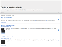 Tablet Screenshot of codeincodeblock.com